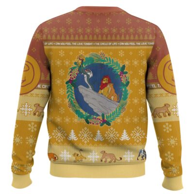 Hooktab The Lion King Father And Son Ugly Christmas Sweater