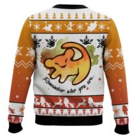 Hooktab The Lion King Happy Hallothanksmas Ugly Christmas Sweater