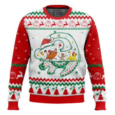 The Lion King Ho Ho Ho Ugly Christmas Sweater