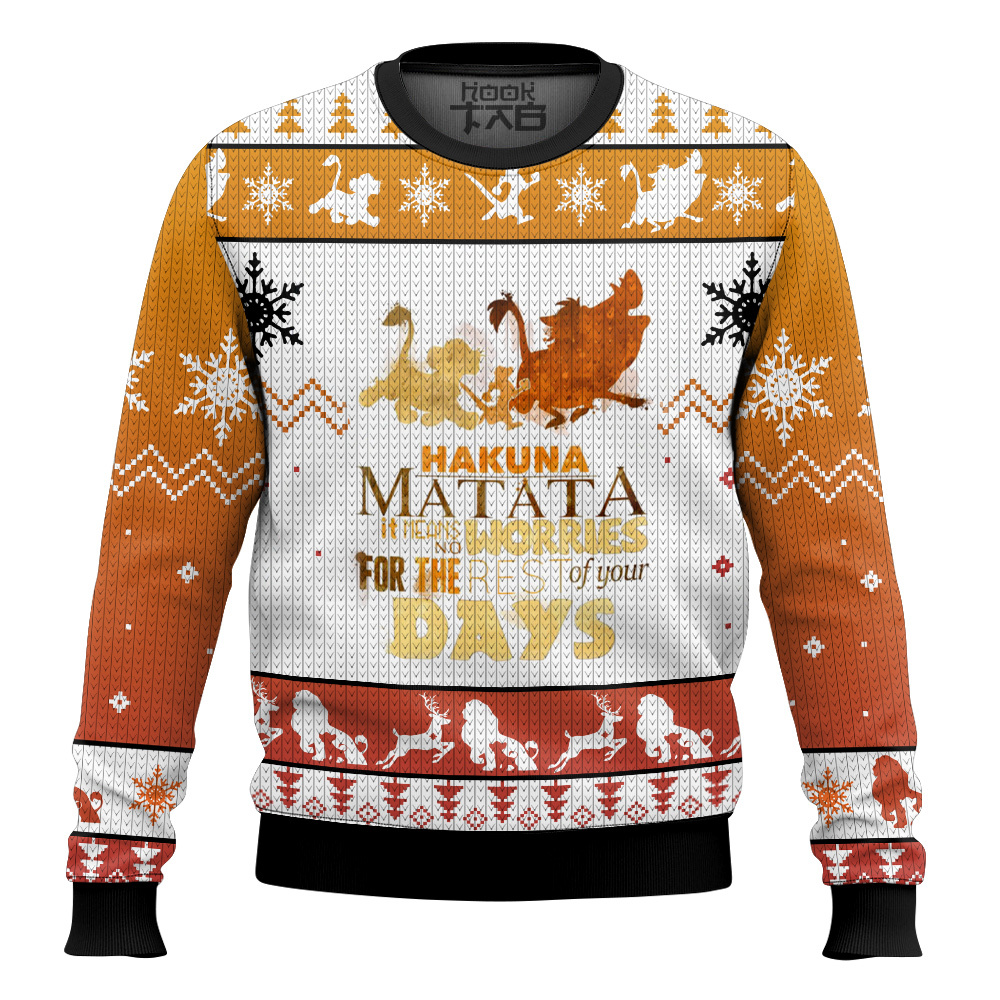 Hooktab The Lion King Remember Who You Are Ugly Christmas Sweater Hooktab The Lion King Remember Who You Are Ugly Christmas Sweater