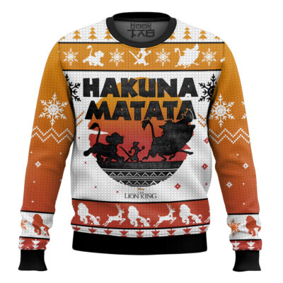 The Lion King Simba Hakuna Matata Ugly Christmas Sweater
