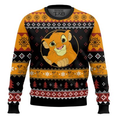 The Lion King Simba Ugly Christmas Sweater