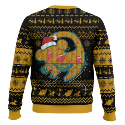 Hooktab The Lion King Xmas Hakuna Matata Ugly Christmas Sweater