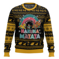 Hooktab The Lion King Xmas Hakuna Matata Ugly Christmas Sweater