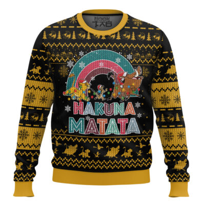 The Lion King Xmas Hakuna Matata Ugly Christmas Sweater