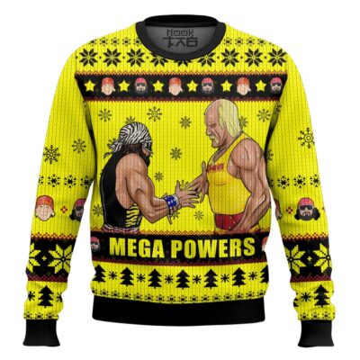 The Mega Powers WWE Ugly Christmas Sweater