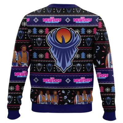 Hooktab The New Day Big Meaty Men Slappin Meat WWE Ugly Christmas Sweater