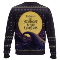 Hooktab The Nightmare Before Christmas Jack Skellington Ugly Christmas Sweater