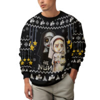 Hooktab The Nun Ugly Christmas Sweater