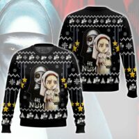 Hooktab The Nun Ugly Christmas Sweater