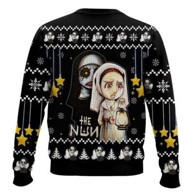 Hooktab The Nun Ugly Christmas Sweater