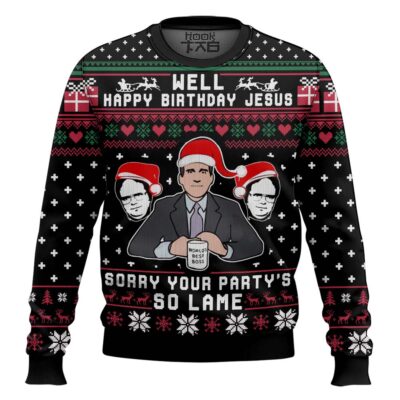 The Office, Angry Stanley The Office Ugly Christmas Sweater