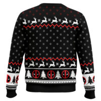 Hooktab The Other Jolly Guy In A Red Suit Deadpool Ugly Christmas Sweater