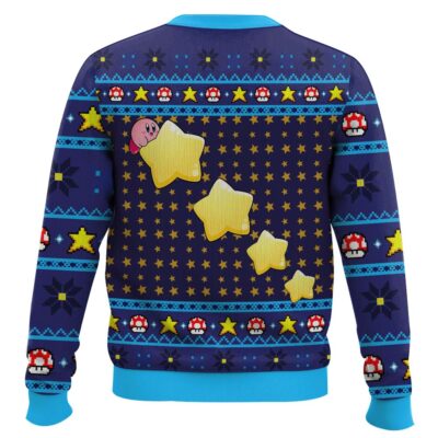 Hooktab The Pink Hero Kirby’s Dream Land Ugly Christmas Sweater
