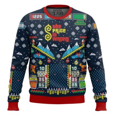 The Price Is Wrong The Price Is Right Ugly Christmas Sweater
