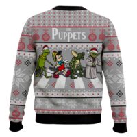 Hooktab The Puppets, Kermit, Yoda, Pinocchio, And Gremlins Ugly Christmas Sweater
