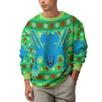 Hooktab The Queen Xenomorph Aline Ugly Christmas Sweater
