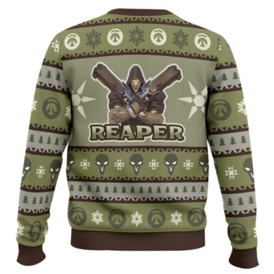 Hooktab The Reaper Overwatch Ugly Christmas Sweater