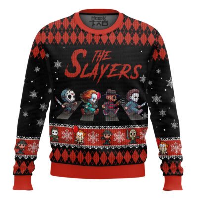 The Slayers Halloween Horror Slashers Ugly Christmas Sweater