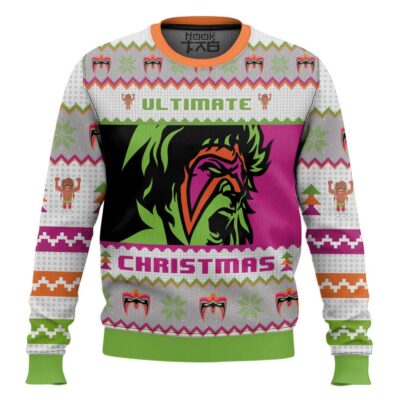 The Ultimate Warrior WWE Ugly Christmas Sweater