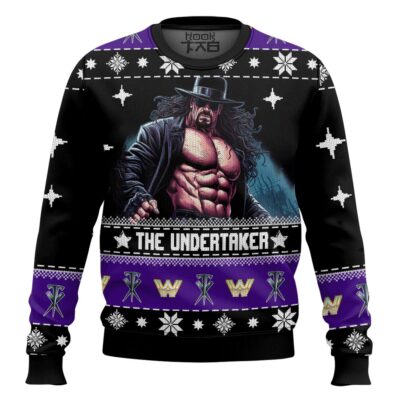 The Undertaker WWE Ugly Christmas Sweater