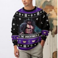 Hooktab The Undertaker WWE Ugly Christmas Sweater