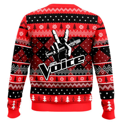 Hooktab The Voice Ugly Christmas Sweater