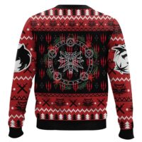 Hooktab The Witcher Monster Slayer Ugly Christmas Sweater