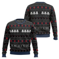 Hooktab The Xmas Side Of The Force Star Wars Ugly Christmas Sweater