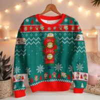 Hooktab "This Is An Ugly Sweater" Minions Ugly Christmas Sweater