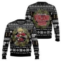 Hooktab Thorfinn Vinland Saga Ugly Christmas Sweater