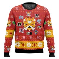 Hooktab Thousand Sunny One Piece Ugly Christmas Sweater
