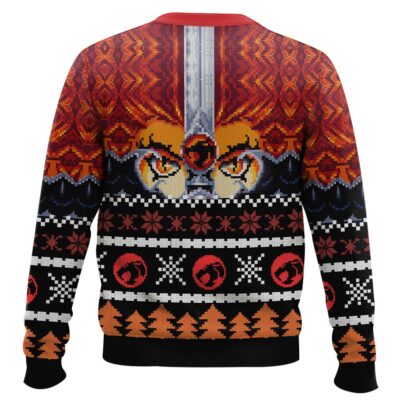 Hooktab Thundercats Eye Of Thunder Ugly Christmas Sweater