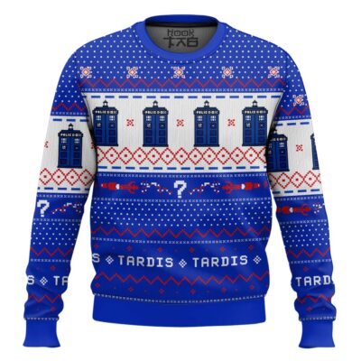 Time And Relative Dimension In Space Doctor Who Ugly Christmas Sweater