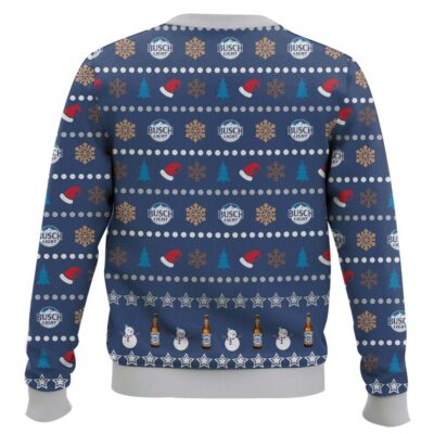 Hooktab Time To Drink Busch Light Ugly Christmas Sweater