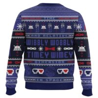 Hooktab Timey Wimey Doctor Who Ugly Christmas Sweater