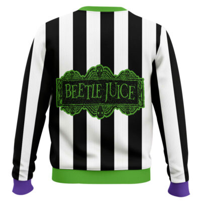 Hooktab Tiny Beetlejuice Ugly Christmas Sweater