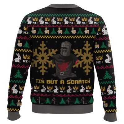 Hooktab Tis But A Scratch Monty Python Ugly Christmas Sweater