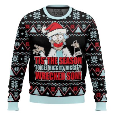 Tis The Season Rick And Morty Ugly Christmas Sweater