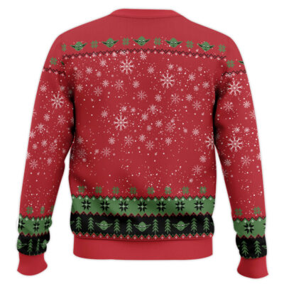 Hooktab Tis The Season To Be Jolly Yoda Star War Ugly Christmas Sweater