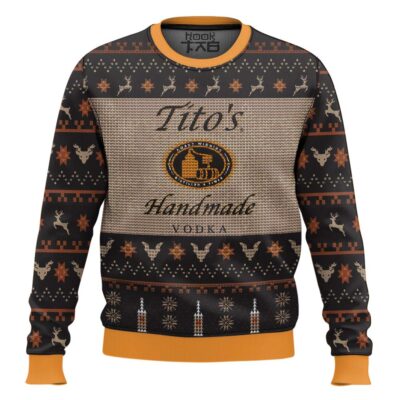 Tito's American Handmade Vodka Ugly Christmas Sweater