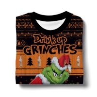 Hooktab Tito’s Drink Up Grinches Ugly Christmas Sweater