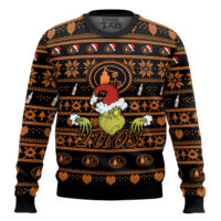 Hooktab Tito's Grinch Santa Ugly Christmas Sweater