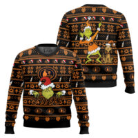 Hooktab Tito's Grinch Santa Ugly Christmas Sweater