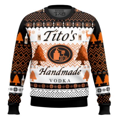 Tito's Handmade Vodka Ugly Christmas Sweater