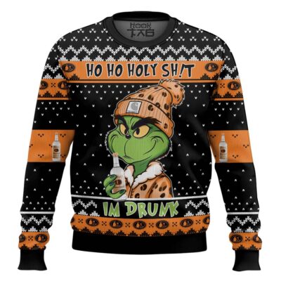 Tito’s Ho Ho Holy Sh!t I'm Drunk Ugly Christmas Sweater