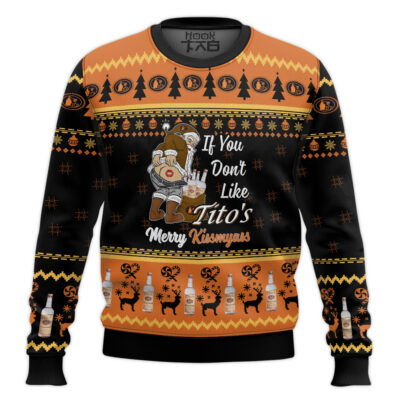 Tito's Merry Kissmyass Ugly Christmas Sweater