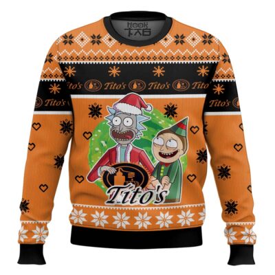 Tito’s Rick And Morty Ugly Christmas Sweater