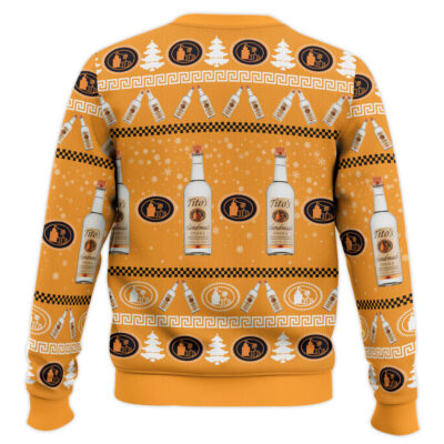 Hooktab Tito’s Stitch Ugly Christmas Sweater