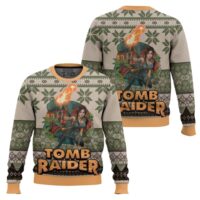 Hooktab Tomb Raider Ugly Christmas Sweater